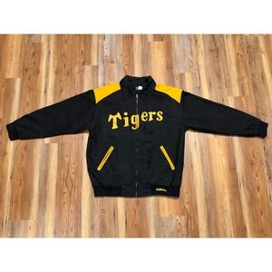 Stall & Dean Hanshin Tigers Osaka Baseball Jacket Mens 3XL Black Yellow Full Zip